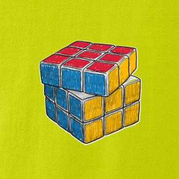 Rubikova kocka kreslená Rubikova kocka kreslená