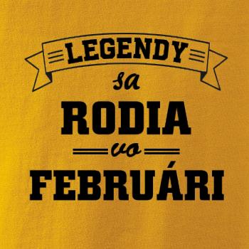 Legendy sa rodia vo februári