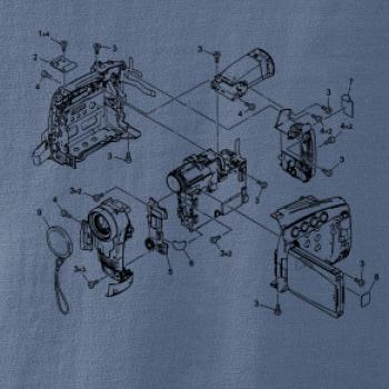 Nákres videokamera stará