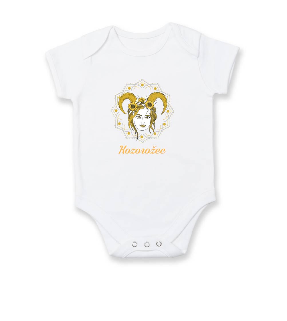 Tričká kozorožec - Znamenie ženy - Koorožec SK (Pecka design) - Body dojčenské s krátkym rukávom