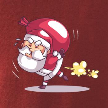 Santa nesie ťažký náklad