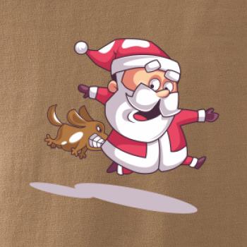 Santa so zahryznutým psom