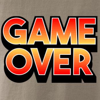 Game over - nápis farebný