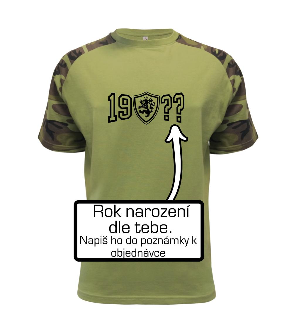 Tričká k narodeninám - Narodeninový motív - znak - Raglan Military