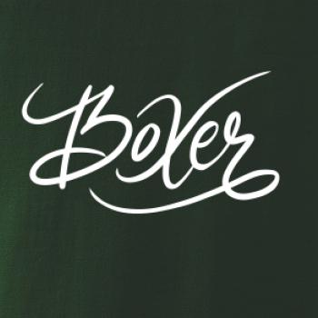 Boxer - nápis okrasný