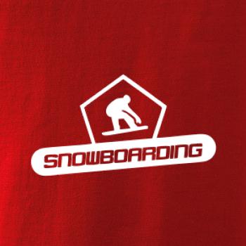 Snowboarding nápis logo Snowboarding nápis logo