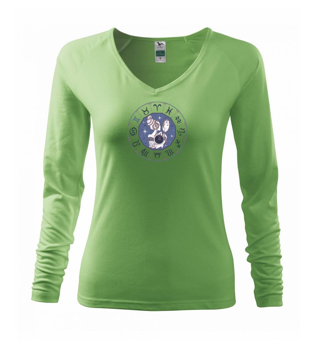 Tričká blíženci - Súhvezdie blíženci farebné - Tričko dámske Elegance