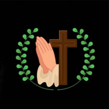 Veniec - kríž a modlenie