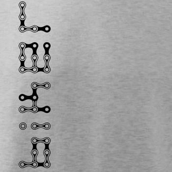 Biker nápis na výšku řetěz