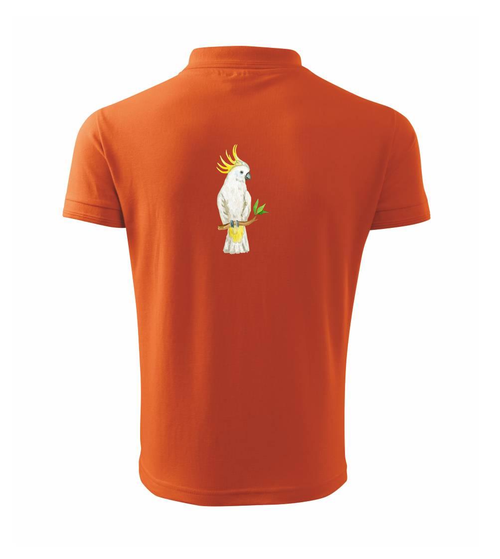 Papagáj Kakadu kreslený