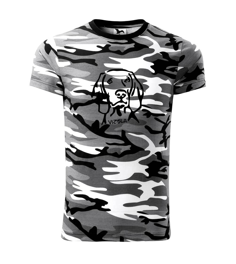 Ostatné psie plemená - Vizsla Hlava - Army CAMOUFLAGE