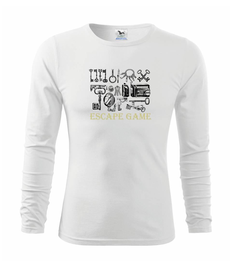 Tričko na únikovú hru - Escape game zámky - Tričko detské Long Sleeve