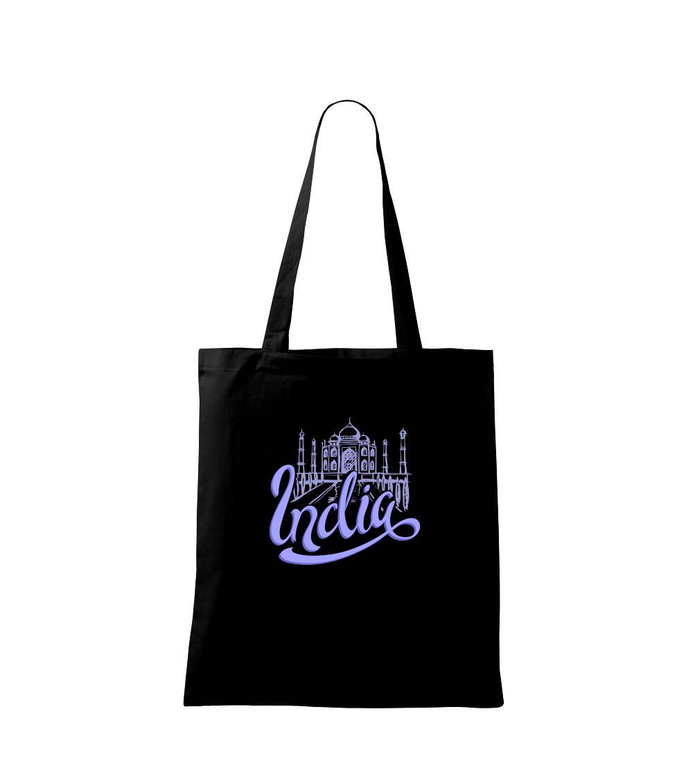 Ostatné mestá / miesta - India Lettering - Taška bavlnená