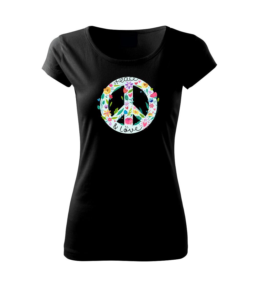 Peace and love symbol