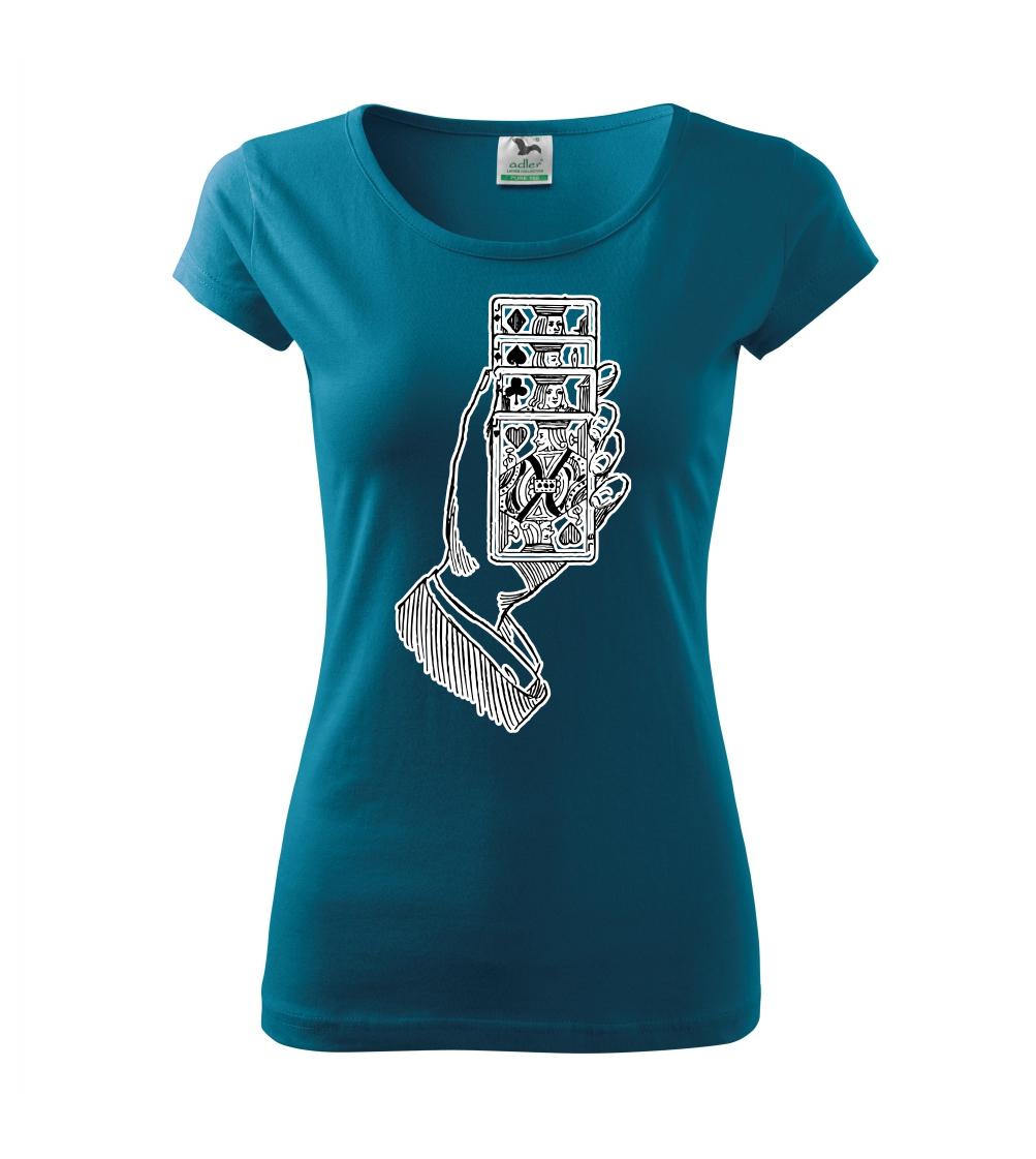 Poker ruka s kartami Poker ruka s kartami