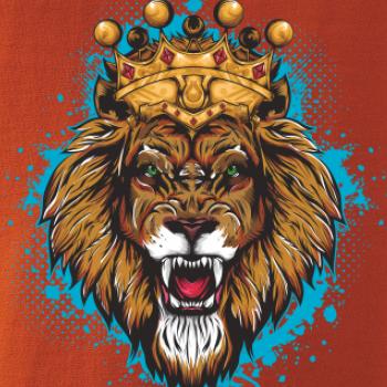 Lev kreslený s korunou