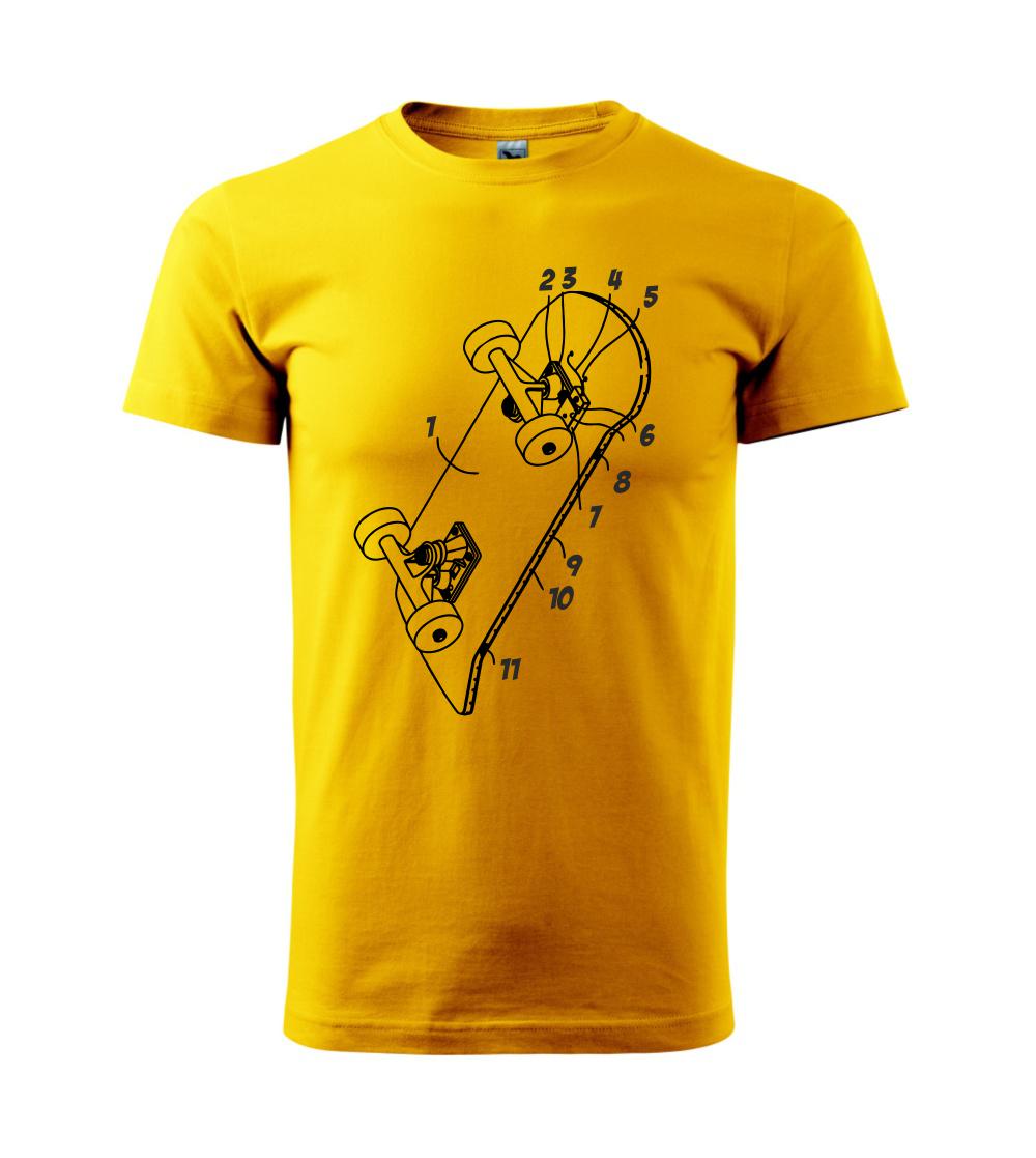 Skateboard nákres dosky Skateboard nákres dosky