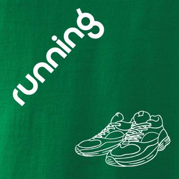 Running nápis šikmo