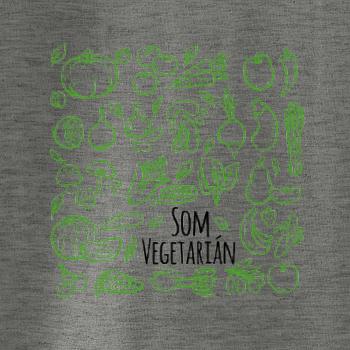 Som vegetarián - zelenina vo štvorci
