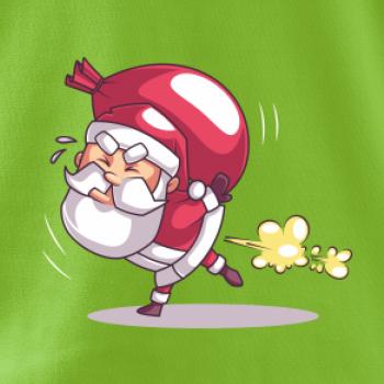 Santa nesie ťažký náklad