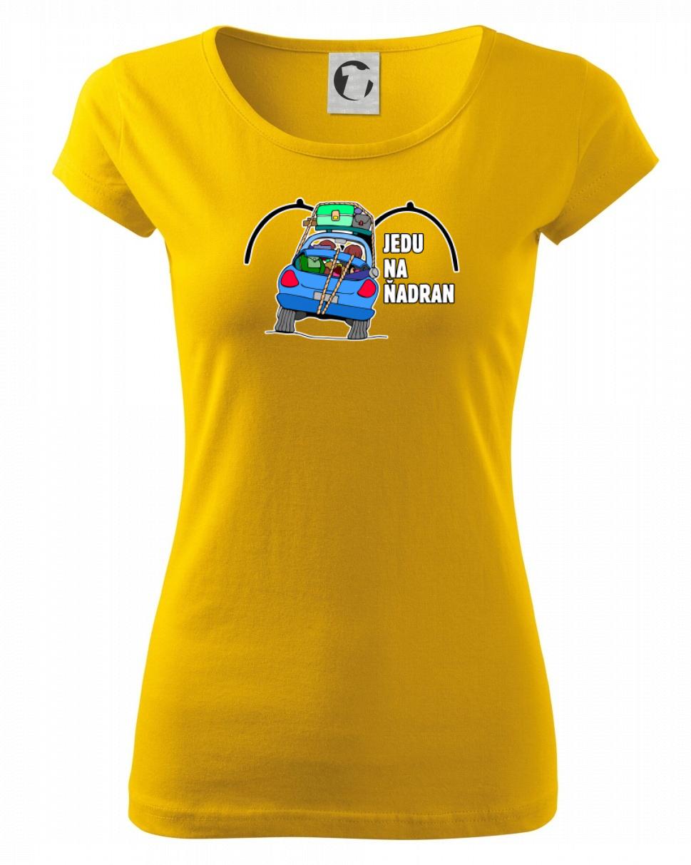 Sexy tričká - Jedu na ňadran - Dámske tričko Pure