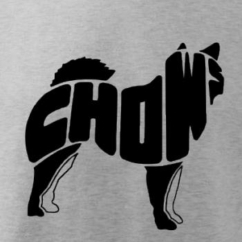 Čau Čau - nápis v tele Čau Čau - nápis v tele