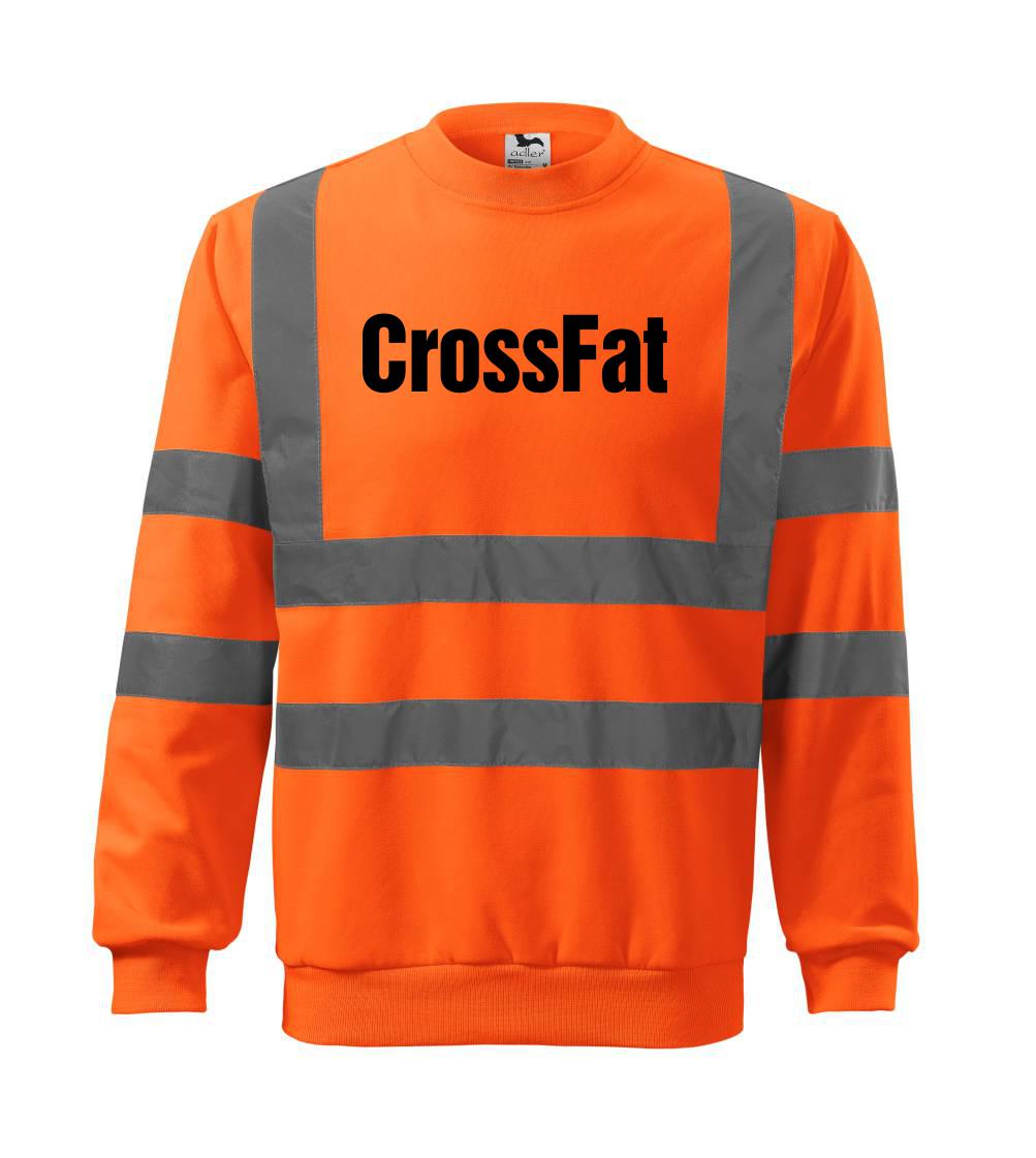 Posilňovani - CrossFat - Reflexná mikina
