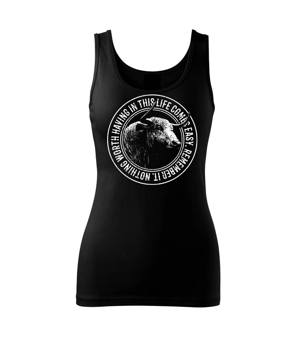 Tričká so zvieratami - Buffalo worth - Dámske tielko
