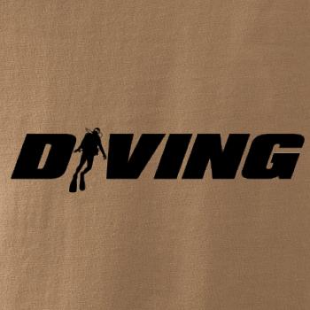 Diving nápis potápač Diving nápis potápač