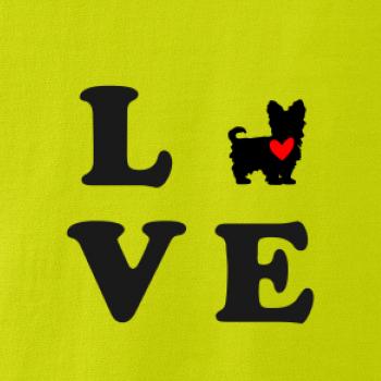 Yorkshire terier love