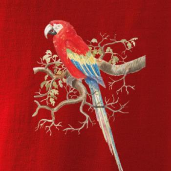 Papagáj  na listnatom strome