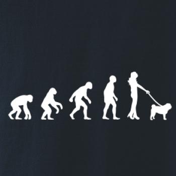 Evolúcia pes Mops (muž-žena)