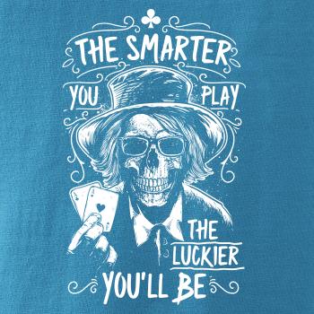 Lucky poker player Lucky poker player