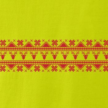 Vianočný vzor - jeleň a vločka