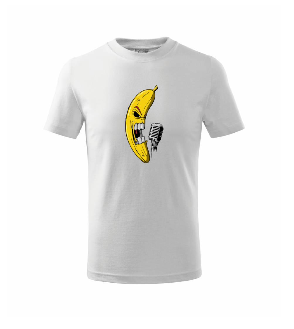 Hudobné tričká - Banana spevák - Tričko detské bavlnené