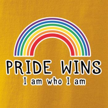 Pride wins i am who i am