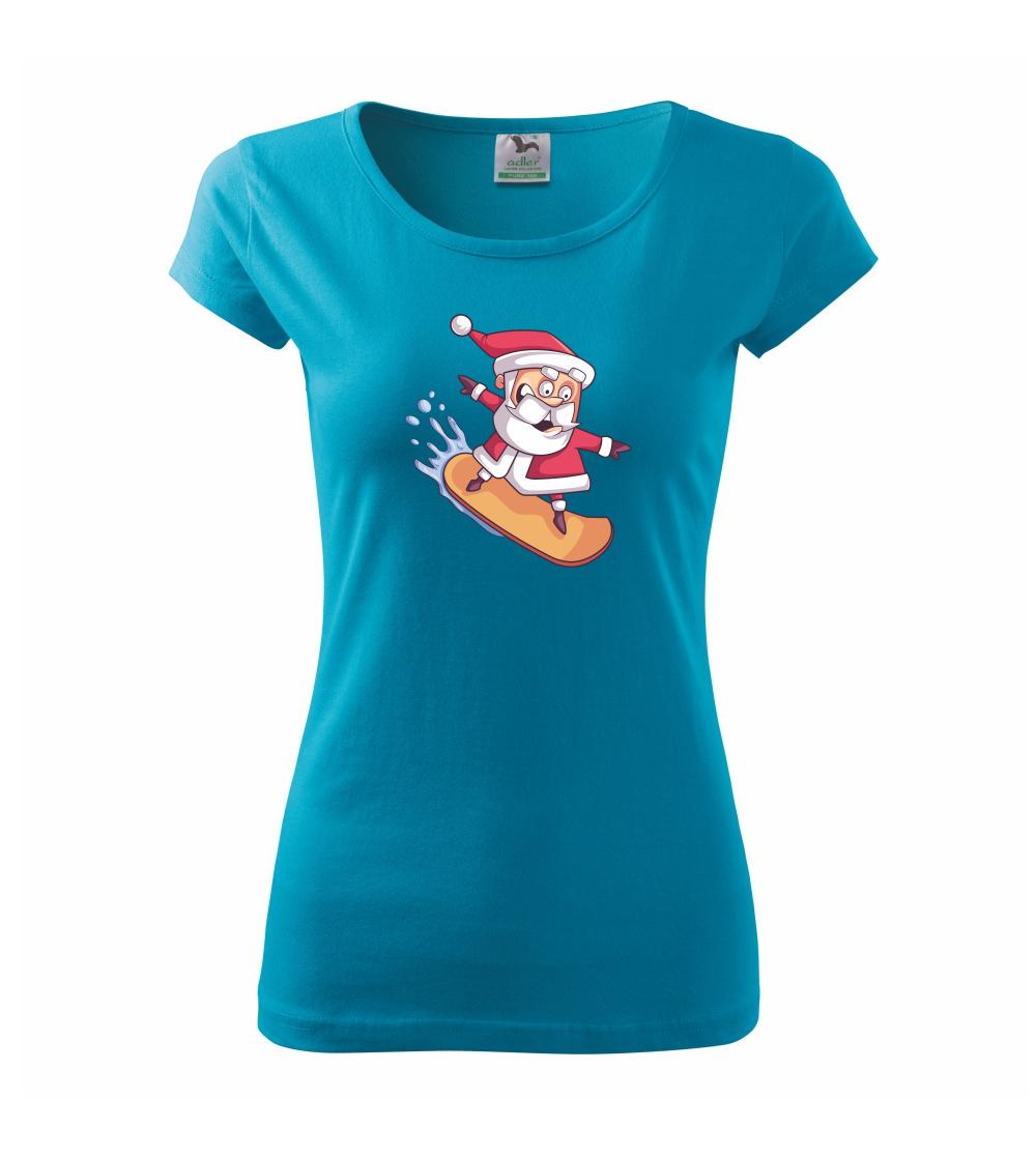 Santa jazdiaci na snowboarde