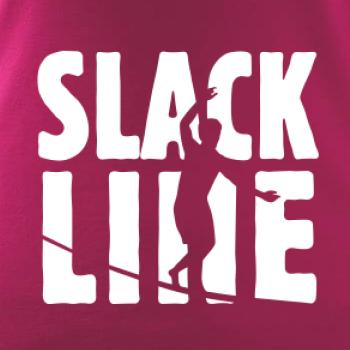 Slackline nápis