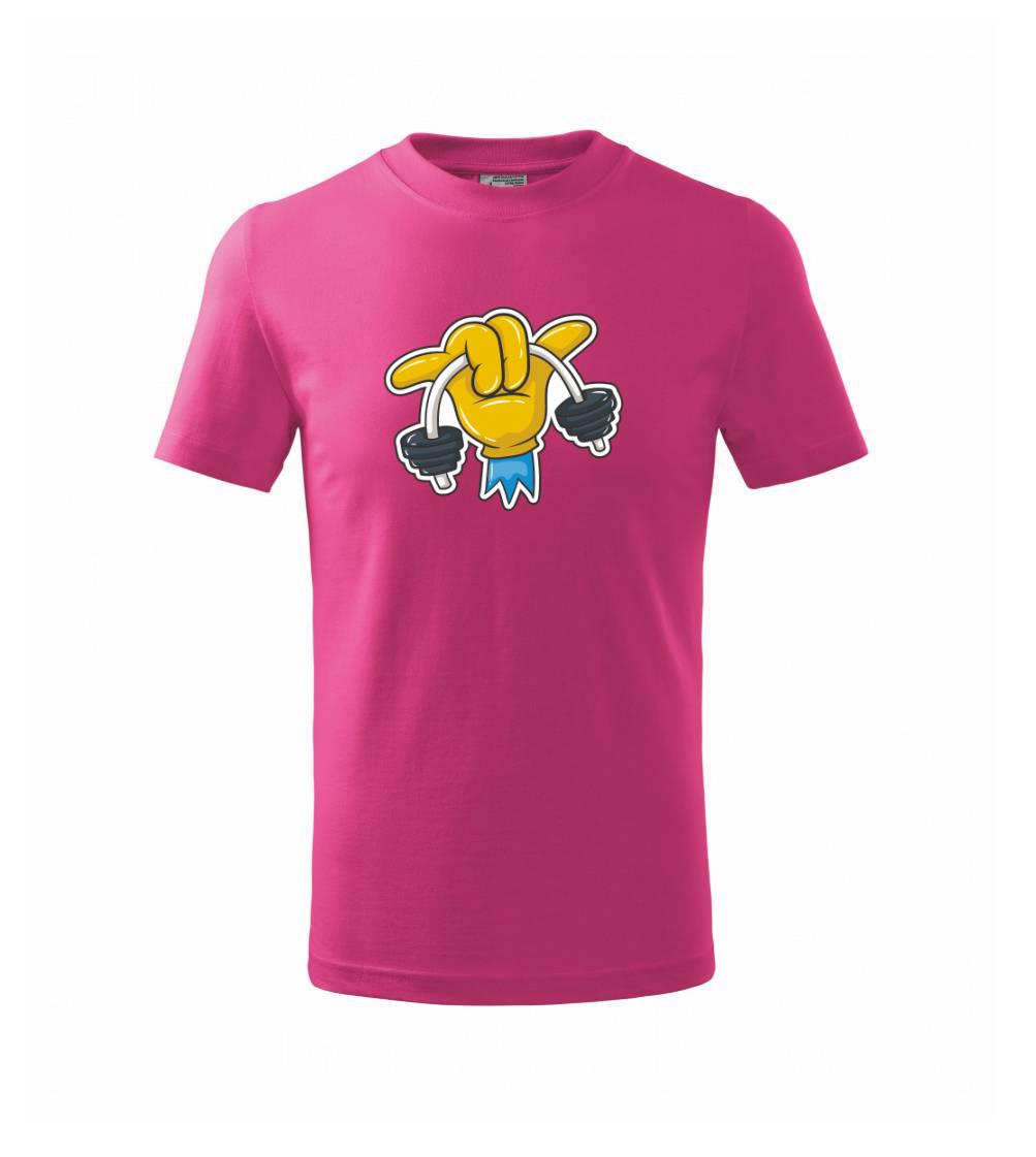 Comics ruka a činka