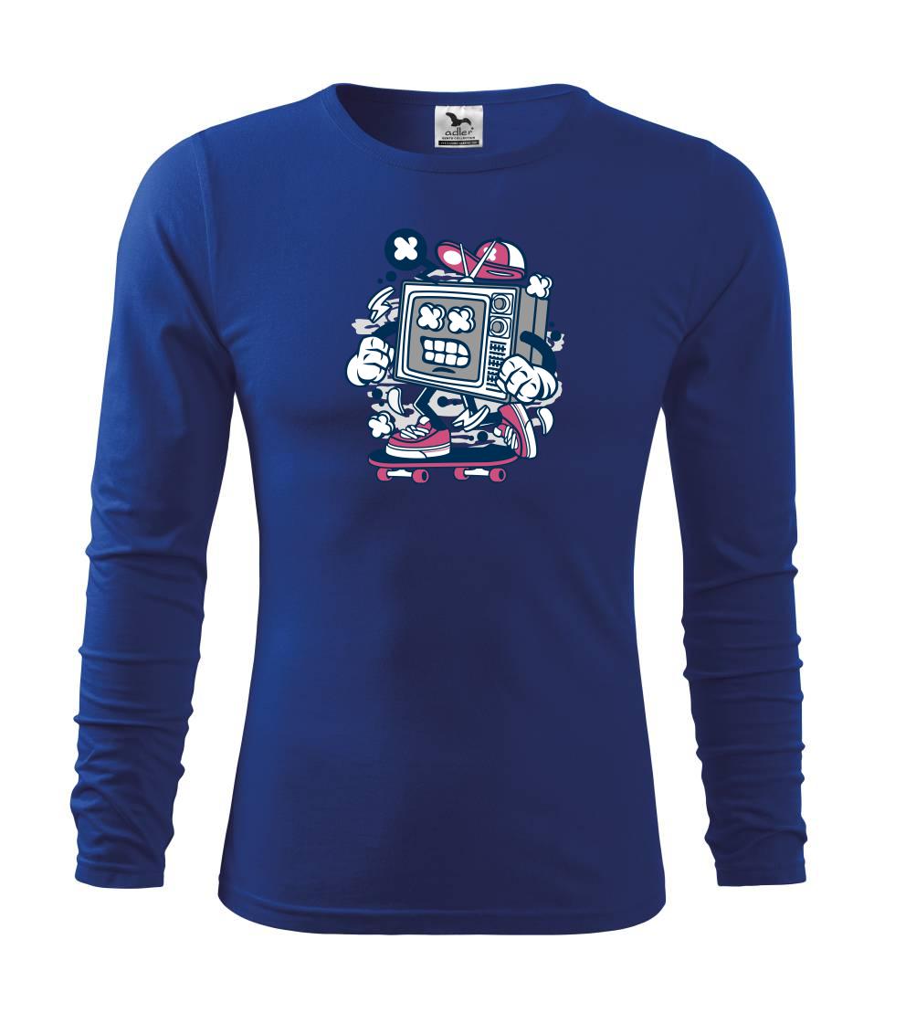 Longboard a Skatebord - TVskejťák - Tričko detské Long Sleeve