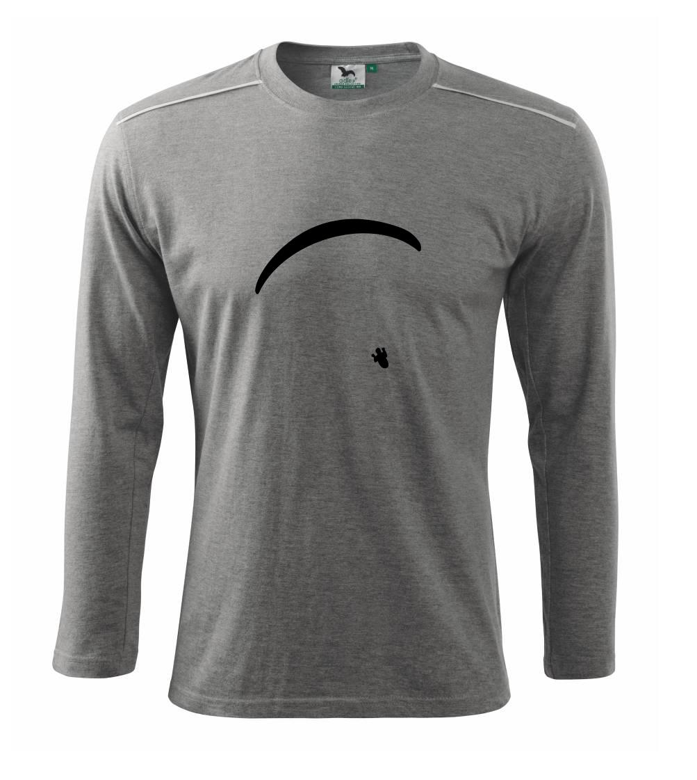 Tričká s motívom paraglidingu - Obrys padáku velký - Tričko s dlhým rukávom Long Sleeve