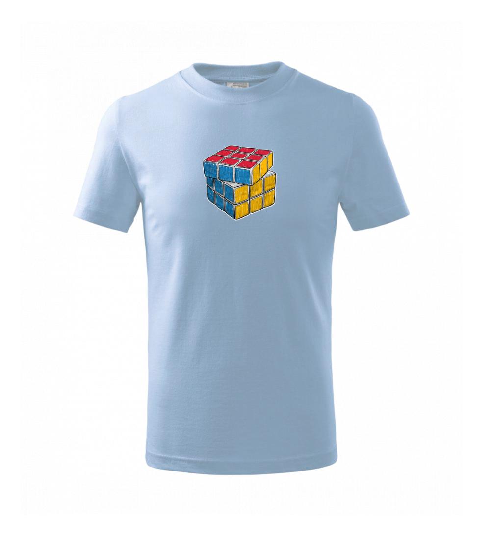 Rubikova kocka kreslená Rubikova kocka kreslená