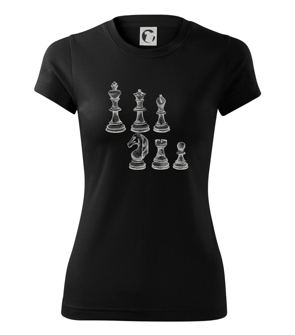 Šachové figúrky kreslené Šachové figúrky kreslené