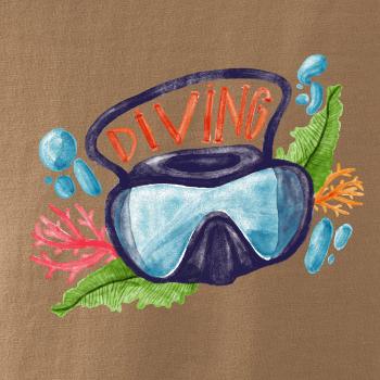 Diving obrázok kreslený