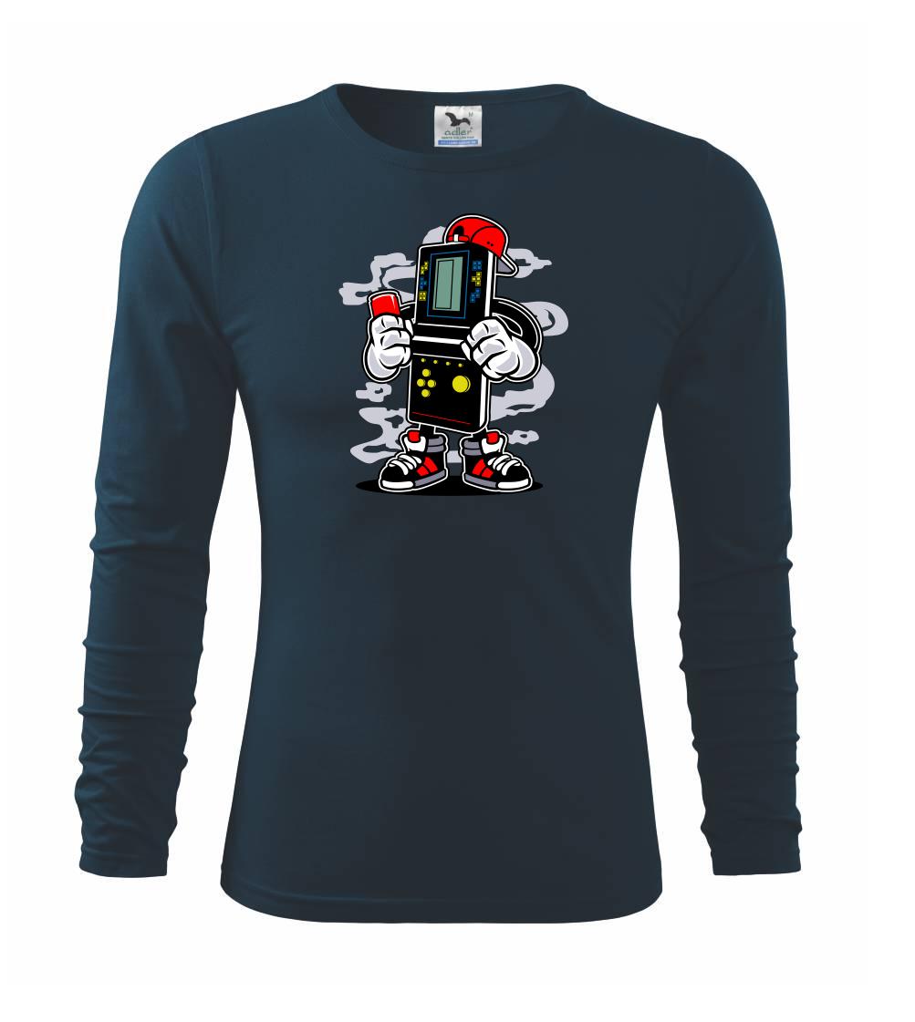 Tričká pre ajťákov - Videohráč - Tričko s dlhým rukávom FIT-T long sleeve