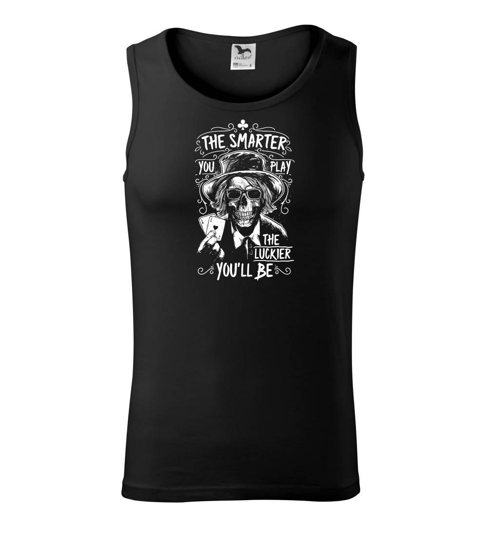 Lucky poker player Lucky poker player