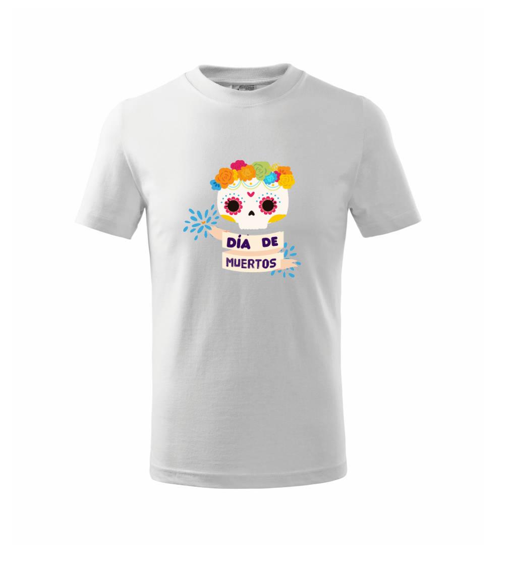Grafické tričká - Dia de muertos - Tričko detské bavlnené