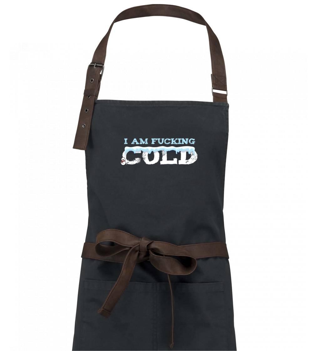 Lyže a Snowboard - I am fucking cold - Zástera Vintage