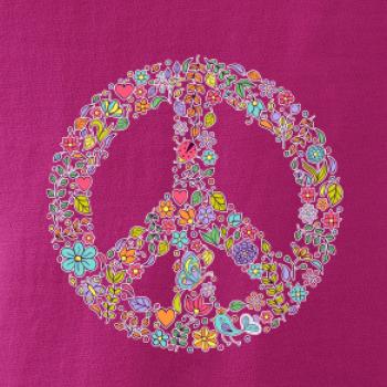 Peace symbol lístočky