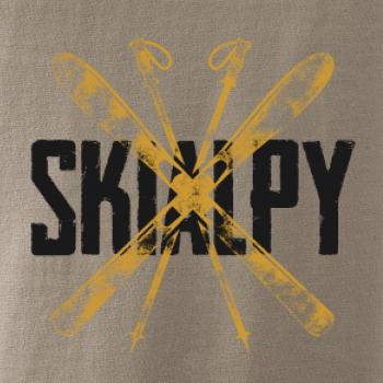 Skialpy nápis lyže Skialpy nápis lyže